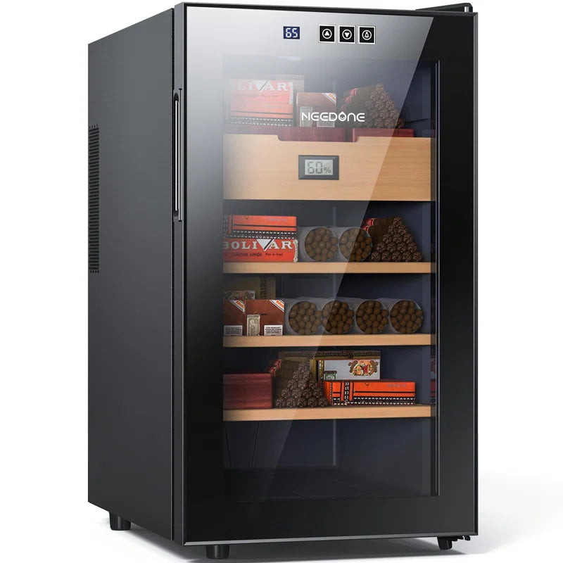 48L Electric Cigar Humidor with Cooler(300 Cigar Capacity)