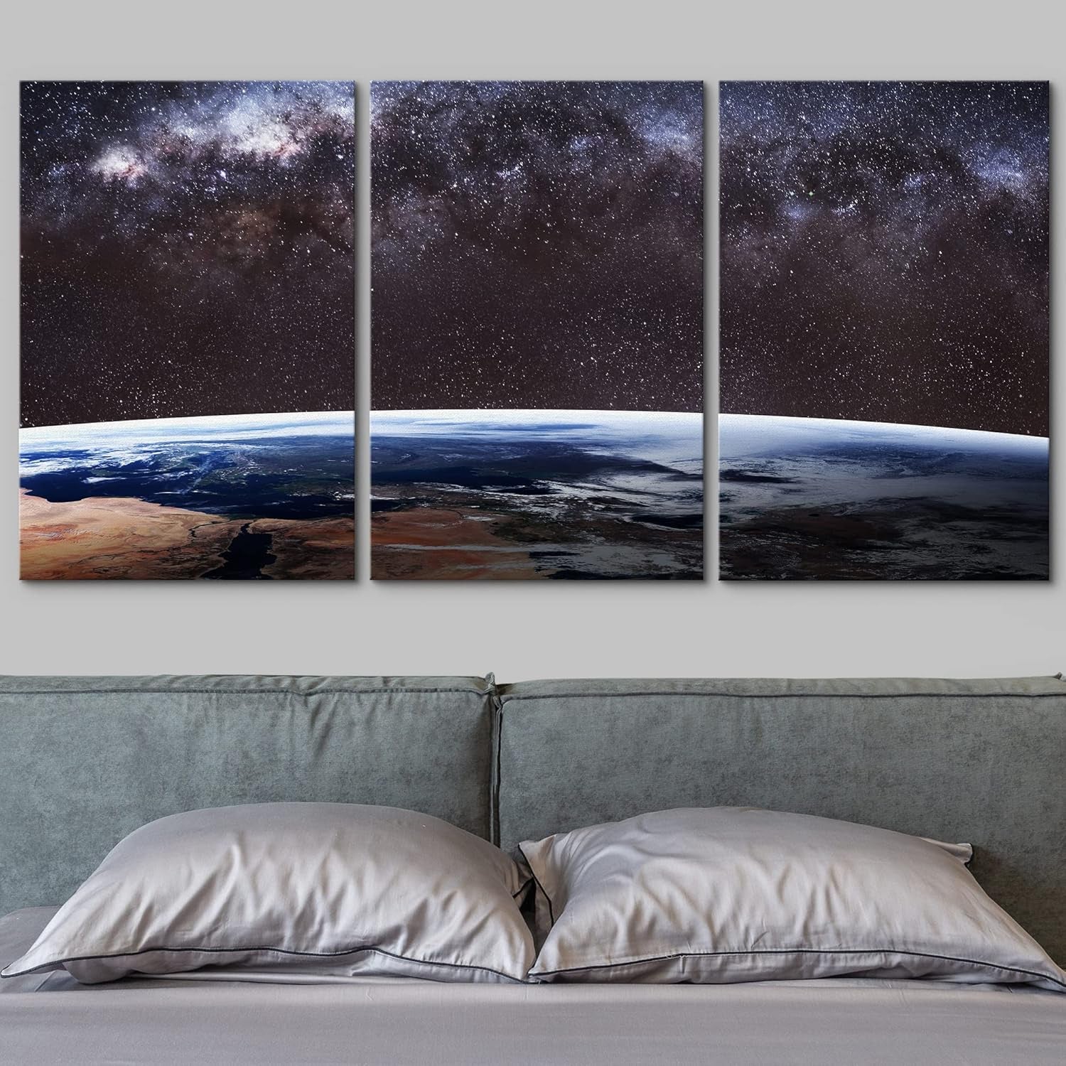 - Earth from Outer Space - Canvas Art Wall Art - 246 Panels