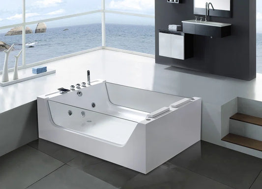 67'' X 47'' Plastic / Acrylic Bathtub with Faucet